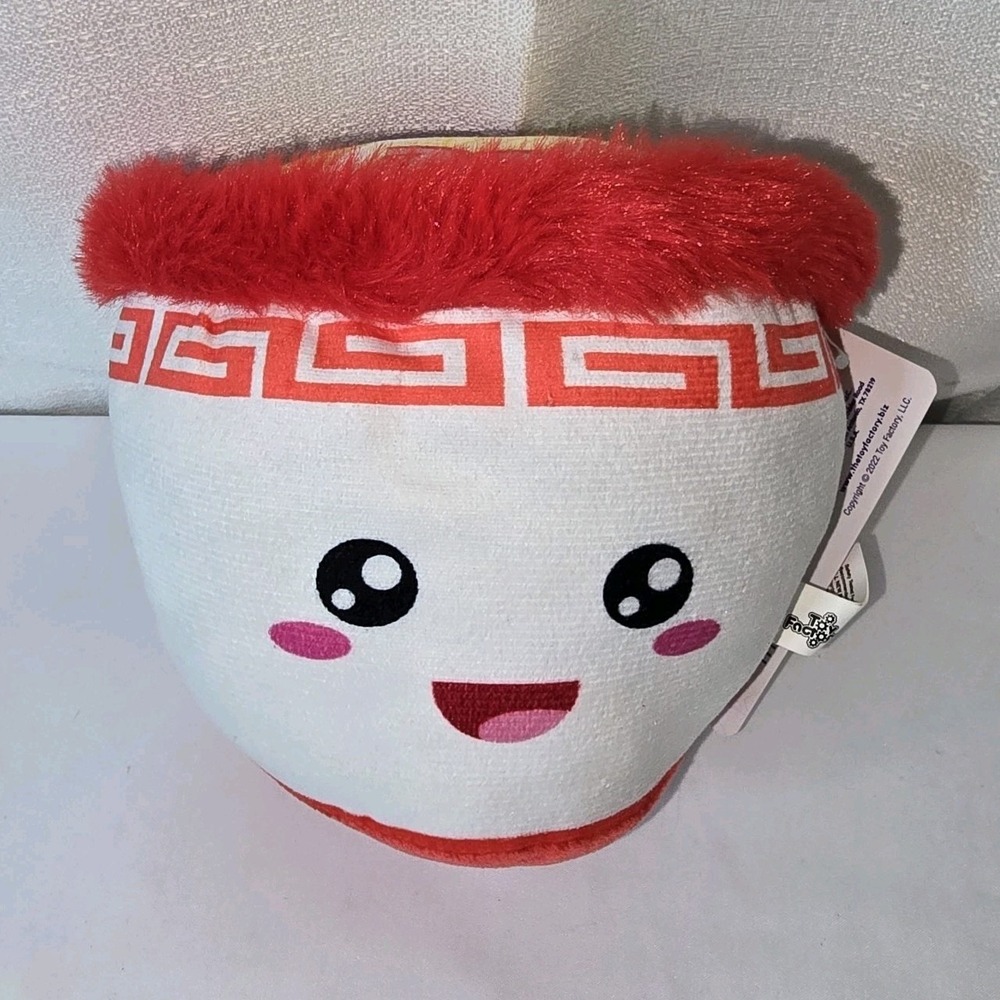 Plush Paradise Snack 6" Stuffed Animal Toy the Ramen Noodle Bowl Plush‎ Doll